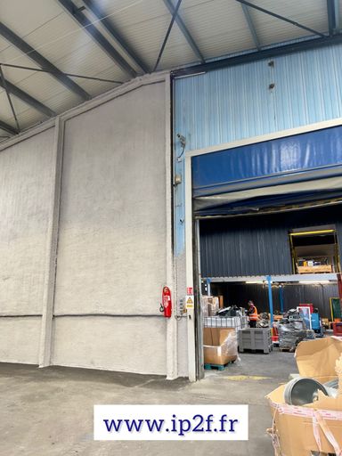 BOVES (80) AMAZON BVA: 2800m2 mur flocage coupe-feu 2h